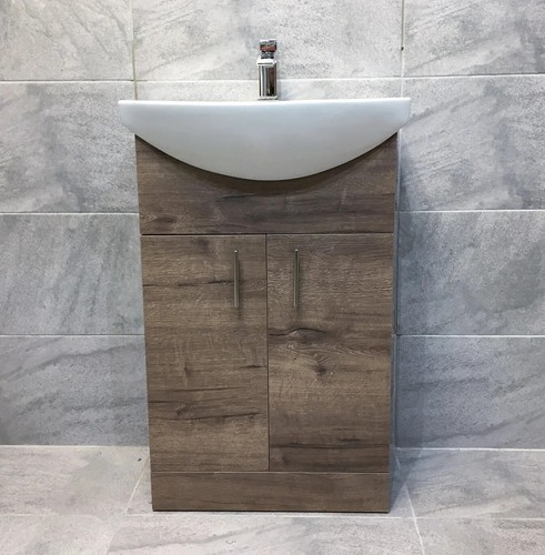 Vanity unit walnut - unit,