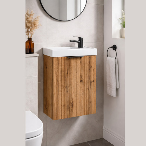 Cloakroom vanity unit with - cloakroom,