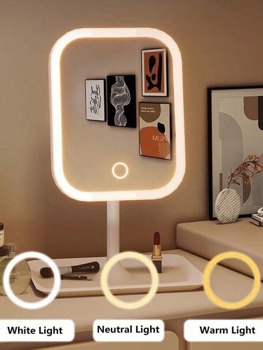 Led makeup mirror with light - makeup,