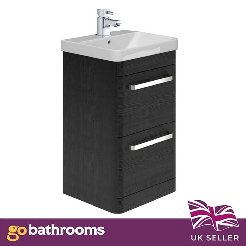 50cm black bathroom vanity - bathroom,