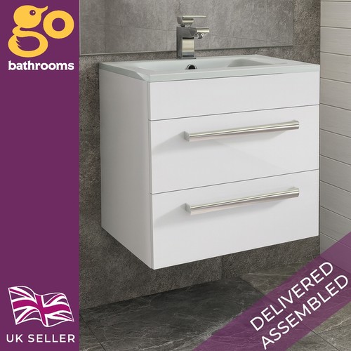Small white bathroom vanity - small,