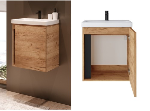 Bathroom vanity unit and - and, basin