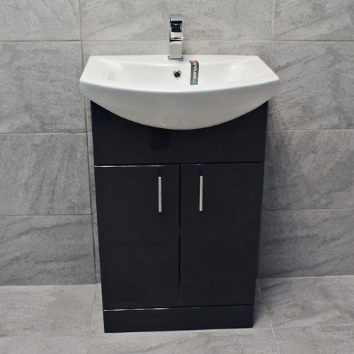 550mm vanity unit with ceramic - vanity,