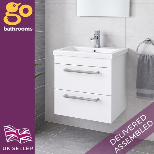 Small white bathroom vanity - bathroom,