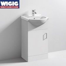 White Gloss 450mm  Bathroom