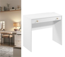 Dressing Table White Narrow